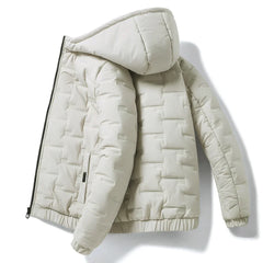 Winter Men's Hooded Down Jacket Thick Puffer LPO