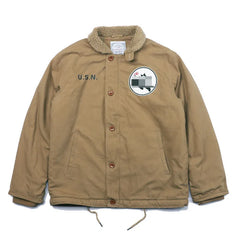 Drop Shipping N1 Thick Winter Mens Sherpa Fleece Deck Jacket with Embroidered Patch Vimost Shop