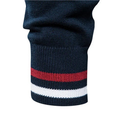 Men's Cotton Knit Streetwear Winter Zipper Cardigan LPO