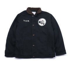 Drop Shipping N1 Thick Winter Mens Sherpa Fleece Deck Jacket with Embroidered Patch Vimost Shop
