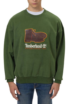 TIMBERLAND - Men's winter sweatshirt with iconic boot patch Timberland