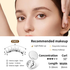Magnetic False Eyelashes Set with Applicator My Store