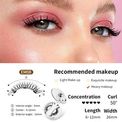Magnetic False Eyelashes Set with Applicator My Store