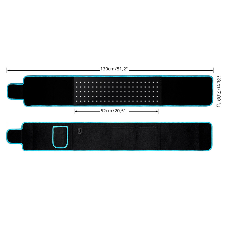 Long Wave Red Light Therapy Heating Waist Belt My Store