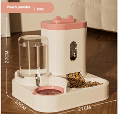 Automatic Pet Feeder Dog Basin Cat Bowl Supplies Water Dispenser My Store