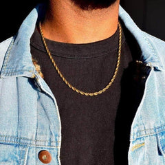Twisted Rope Figaro Necklaces My Store