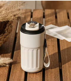 Smart Digital Thermal Bottle Portable Coffee Mug Stainless Steel Water Bottle In-Car Insulated Cup Keep Cold Vacuum Flasks 450ml My Store