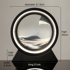 Moving Sand Art Landscape Table Lamp My Store