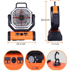 Outdoor Household Power Bank LED Light Camping Fan My Store