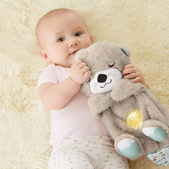 Sound Machine Soothe 'n Snuggle Otter Portable Plush Baby Toy with Sensory Details Music Lights & Rhythmic Breathing Motion Epictop store