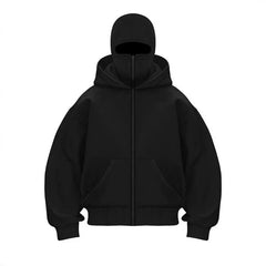 Men's Hooded Zip-Up Baseball Jacket My Store