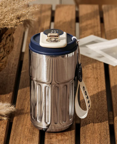 Smart Digital Thermal Bottle Portable Coffee Mug Stainless Steel Water Bottle In-Car Insulated Cup Keep Cold Vacuum Flasks 450ml My Store