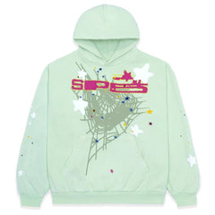 Spider Letter Prints Hoodies My Store