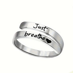 Silver Spiral Heart Ring My Store