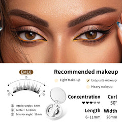 Magnetic False Eyelashes Set with Applicator My Store
