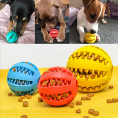 Interactive Rubber Slow Feeder Dog Ball My Store