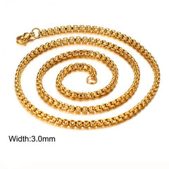 Twisted Rope Figaro Necklaces My Store