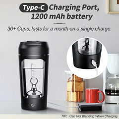 Electric Portable Whey Protein Shaker Bottle My Store