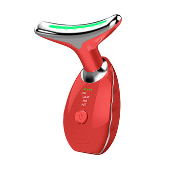 Beauty Facial Massager, 7 Color Wavy Acne Beauty Microcurrent Facial Device Skin Firming for Face Neck Beauty Device, My Store