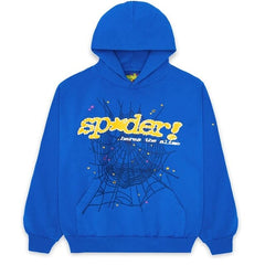 Spider Letter Prints Hoodies My Store
