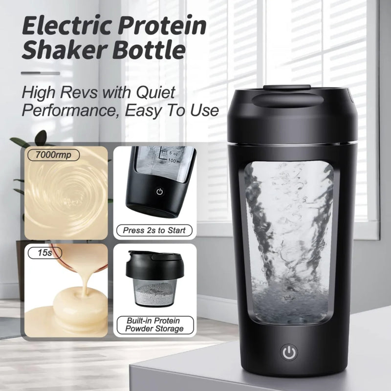 Electric Portable Whey Protein Shaker Bottle My Store