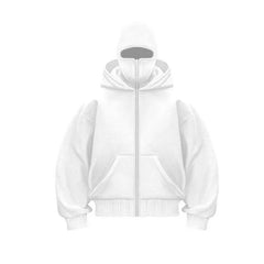 Men's Hooded Zip-Up Baseball Jacket My Store