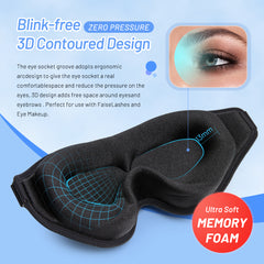 3D Natural Memory Foam Sleep Mask for Comfort My Store